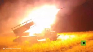 منظومة "غراد" تستهدف مواقع تمركز القوات الأوكرانية