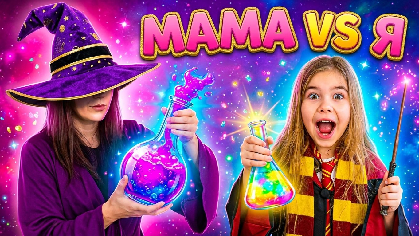 Челлендж! Мама vs Дочка — чьё зелье получится лучше? 😱🧪✨🧙 / Алиса ТипТоп