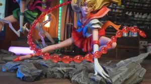 Как покрасить 3d фигурку Minaka Aino Sailor Moon