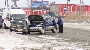 ДТП с тремя машинами произошло в Братске