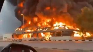 ДУБАЙСКИЙ АЭРОПОРТ В ОГНЕ!