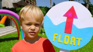 Утонет или всплывет с Владом и Ники - классный научный эксперимент для детей