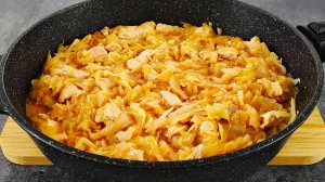 Тушеная капуста как из советской столовой. Просто и очень вкусно