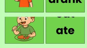 Irregular verbs for kids