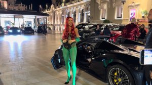 Ночная жизнь богатых девушек в Монако. Mercedes, Lamborghini, Ferrari, Rolls-Royce, Audi. HD 1080p