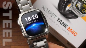 Премиальные часы из нержавеющей стали Kospet Tank M4С - теперь доступнее!