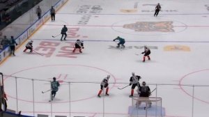 КХЛ. Сочи_Амур 15032026. Дмитрий Уткин забивает и бросается на борт