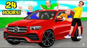 24 ЧАСА В МАШИНЕ!