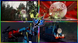 МУТАНТ ПАРОВОЗИК Против ДОБРОГО ПОЕЗДА и ТЕМНОГО МОНСТРА 🚂 Мультик Битва Поездов