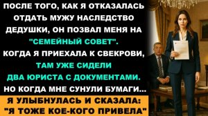 Истории из жизни| Муж Привёл Юристов, Чтобы Забрать Дедушкино |Аудио рассказы|Жизненные истории