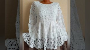 🌸Готова новая работа- летняя ажурная туника для Марии 🌸Отправится в Москву 🌸