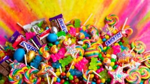 Радуга во рту 🍭 Распаковка самых ярких леденцов | Расслабон ASMR