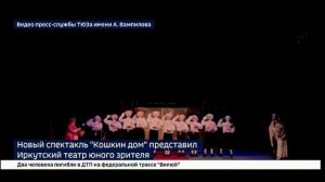 Яркие костюмы, песни и танцы. Спектакль «Кошкин дом» представил Иркутский театр юного зрителя