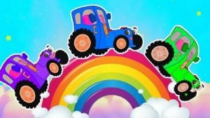 Трактор фиалетовый