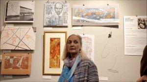 Экскурсия Лады Вальковой по выставке отца Юрия Валькова, Дом Телешова, Москва, 25 февраля 2026г.