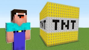 НУБ ПРОТИВ ТНТ ИЗ ЛАКИ БЛОКОВ В МАЙНКРАФТ ! НУБИК ПРОТИВ ТРОЛЛИНГ ЛОВУШКА MINECRAFT