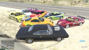 ЗАЕЗД Toyota Supra против Dodge Charger из «Форсажа» гонка в гта 5