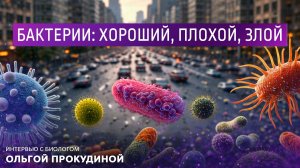 Бактерии: хороший, плохой, злой. Интервью с биологом Ольгой Прокудиной.