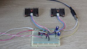 Усилитель на четырех транзисторах.