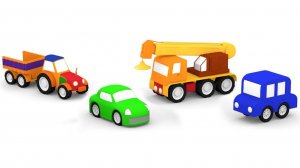 Мультфильмы для самых маленьких. 4 машинки. ТРАКТОР