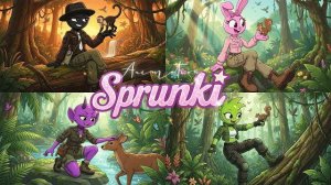 Девчонки SPRUNKI покоряют джунгли! Тропическое официальное видео РЕАКЦИЯ