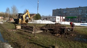 (Рыбинск-40) КОММУНАЛЬНАЯ АВАРИЯ В ПАРКЕ УСТРАНЕНА