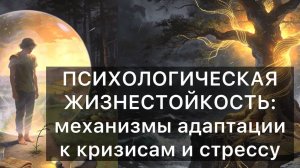 ПСИХОЛОГИЧЕСКАЯ ЖИЗНЕСТОЙКОСТЬ: механизмы адаптации к системным кризисам и стрессу