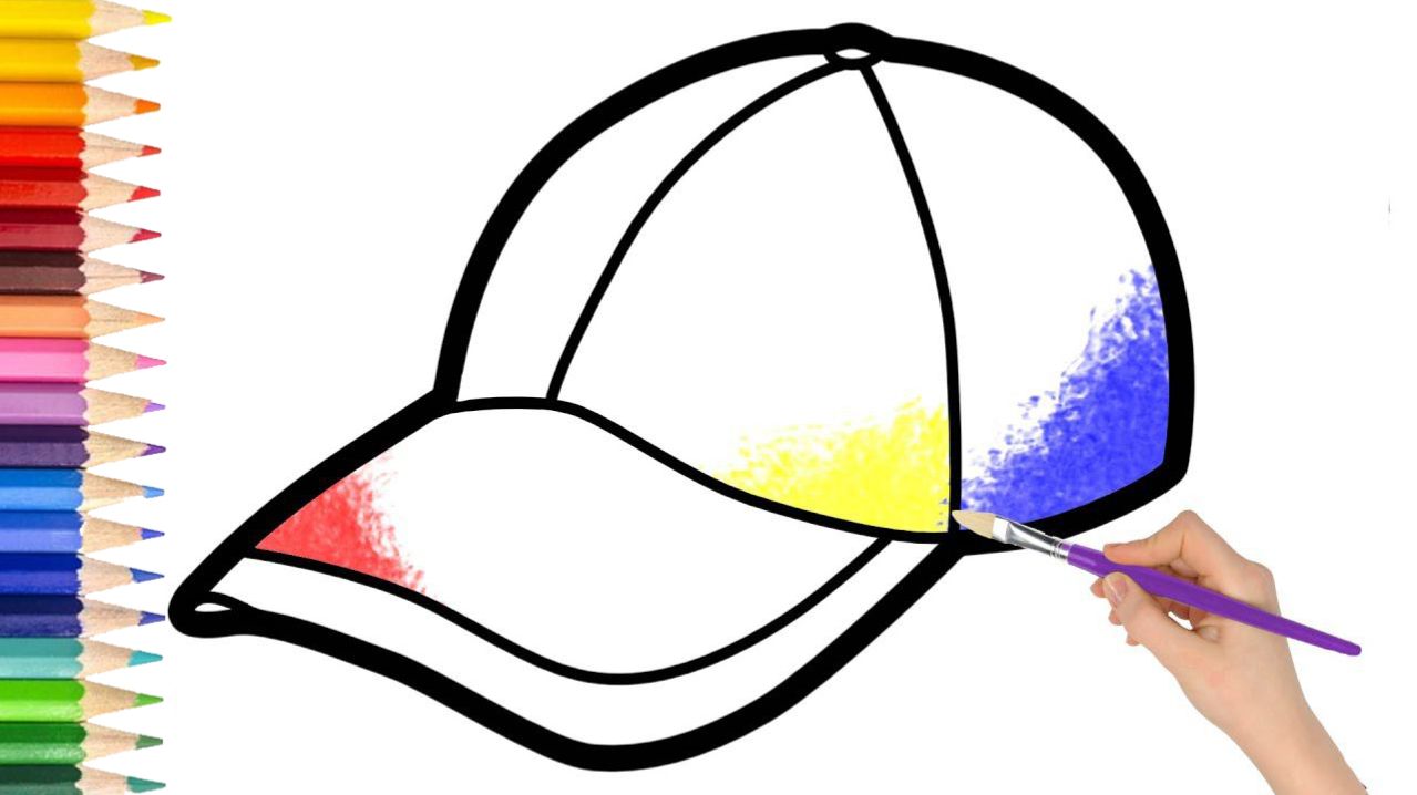 мультик для детей-Как нарисовать БЕЙСБОЛКУ /Рисование БЕЙСБОЛКИ для детей