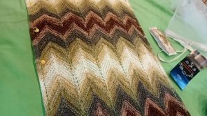 Отчёт6 за март в СП"Вязальный ПереполохА скоро Весна!"с Е.Велиной.Палантин"Миссони".Видео В.Волкова.