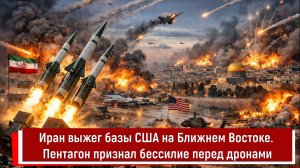 Иран выжег базы США на Ближнем Востоке. Пентагон признал бессилие перед дронами