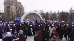 Новосибирцы отметили 12 годовщину воссоединения Крыма и Севастополя с Россией