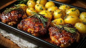 ВЫ ГОТОВИЛИ КУРИЦУ НЕПРАВИЛЬНО! Куриные бедра в медово-чесночном соусе с идеальной картошкой