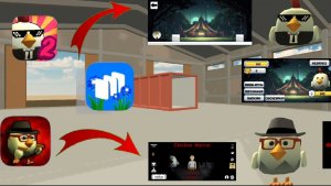 Играю в пародии на ChickenGun (Чикен Ган) из RuStore (2 часть). #ЧГ #ChickenGun #ЧикенГан