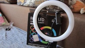 ✅🔥Самая дешевая кольцевая лампа - стоит ли брать за 350р?