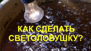 Как сделать эффективную светоловушку?