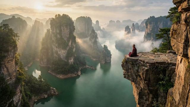 Безмятежные горы - Исцеляющая музыка Тибета, фоновая музыка для отдыха