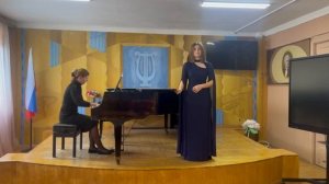 Анастасия Пименова В. Моцарт "Фиалка"; А Новиков "Ариозо матери", Концертмейстер Ольга Хряпочкина