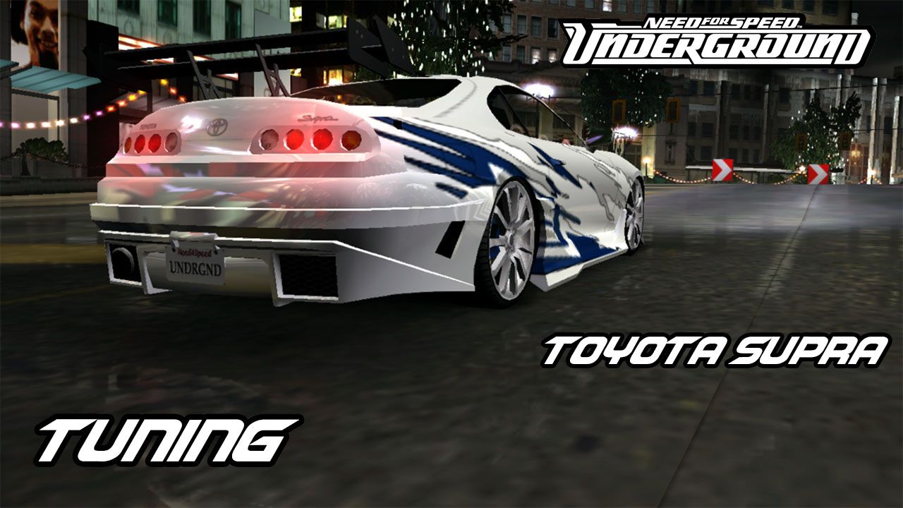 Need for Speed Underground Tuning Toyota Supra