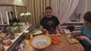 Домашняя тушенка с кашей. Готовим чагу.