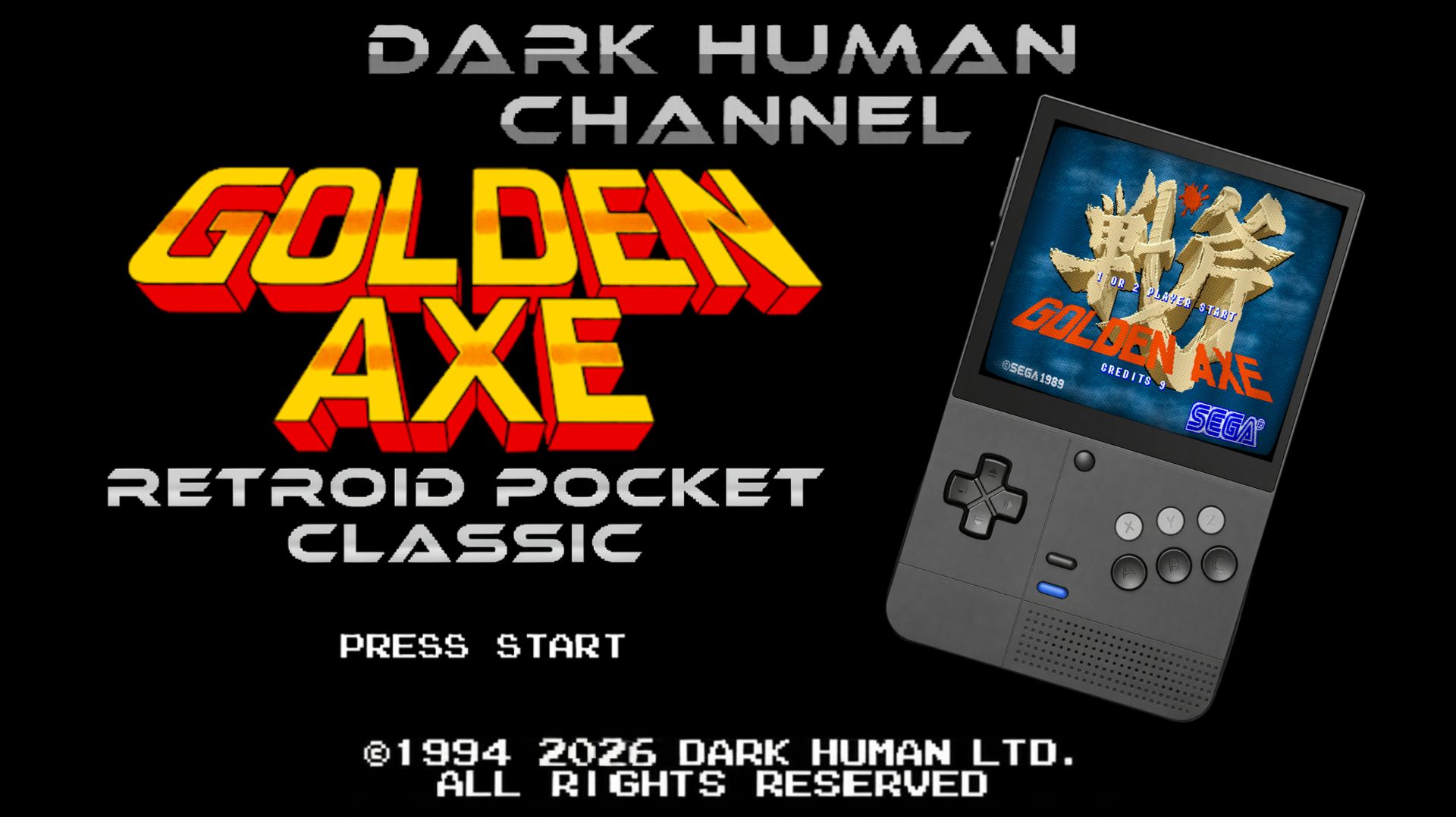 Прохождение Golden Axe (Arcade, Retroid Pocket Classic)