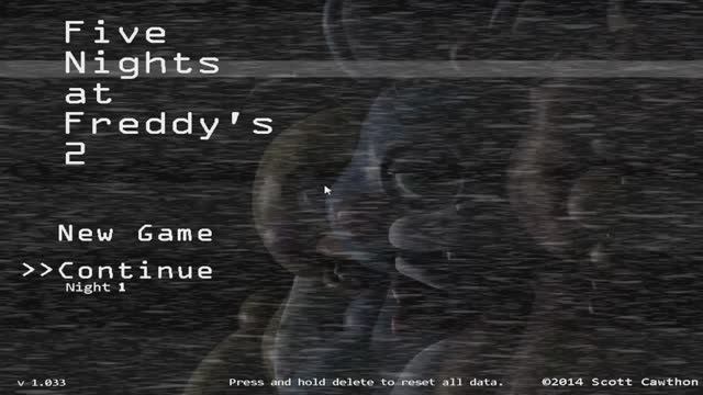 Прохожу 1,2 ночь во FNAF 2.