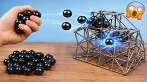 Магнитные Шары против огромного Неокуба из магнитов