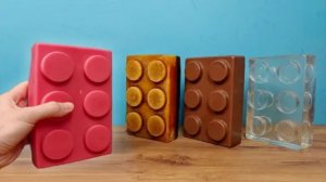 Что если сделать Огромные Лего кирпичи из разных материалов