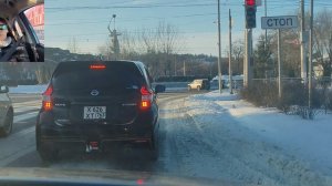 Обучение вождению. Продолжение поездки с Валерией. Едем с Нулевой на Первую продольную