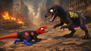 Динозавры. Мультики про Динозавров. Анимация сделанная нейросетью.