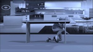 Поднимается с пола 3Д анимация