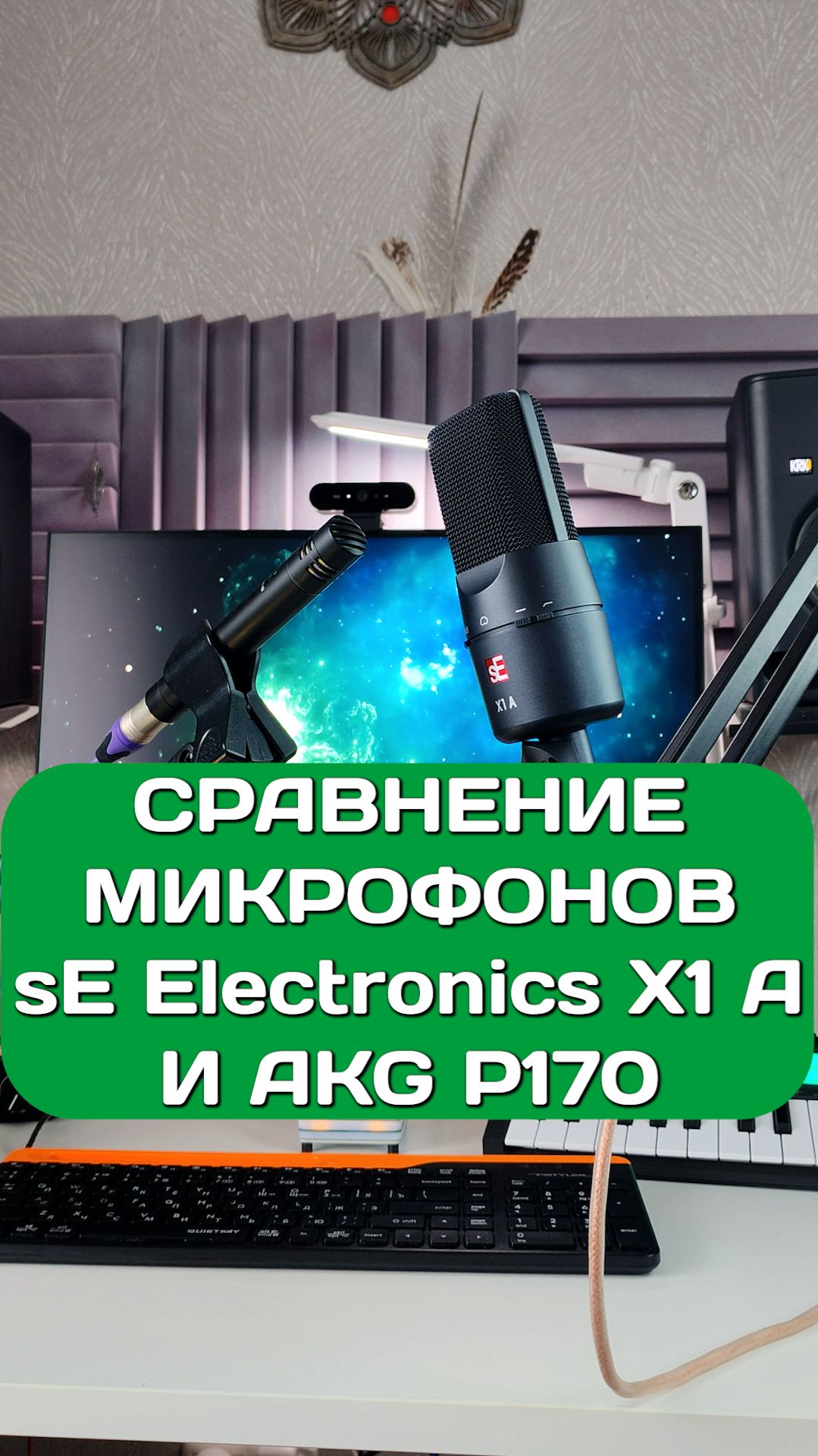 🎙️Сравнение микрофонов SE Electronics X1 A и AKG P170