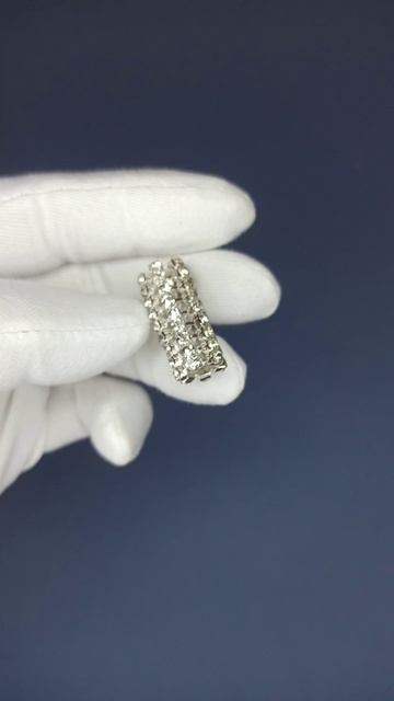 Наконечник на шнур со стразами, Артикул 01011