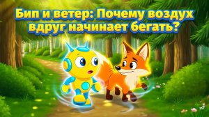 6. Бип и ветер: Почему воздух вдруг начинает бегать? 🌬️ | Физика для детей