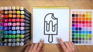 АСМР-УСПОКАИВАЮЩАЯВ ВКУСНАЯ РАСКРАСКА ДЛЯ МОРОЖЕНОГО  ASMR & Calm 🍓🎀РЕАКЦИЯ